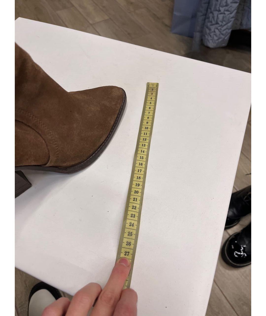 ASH Коричневые замшевые ботильоны, фото 7