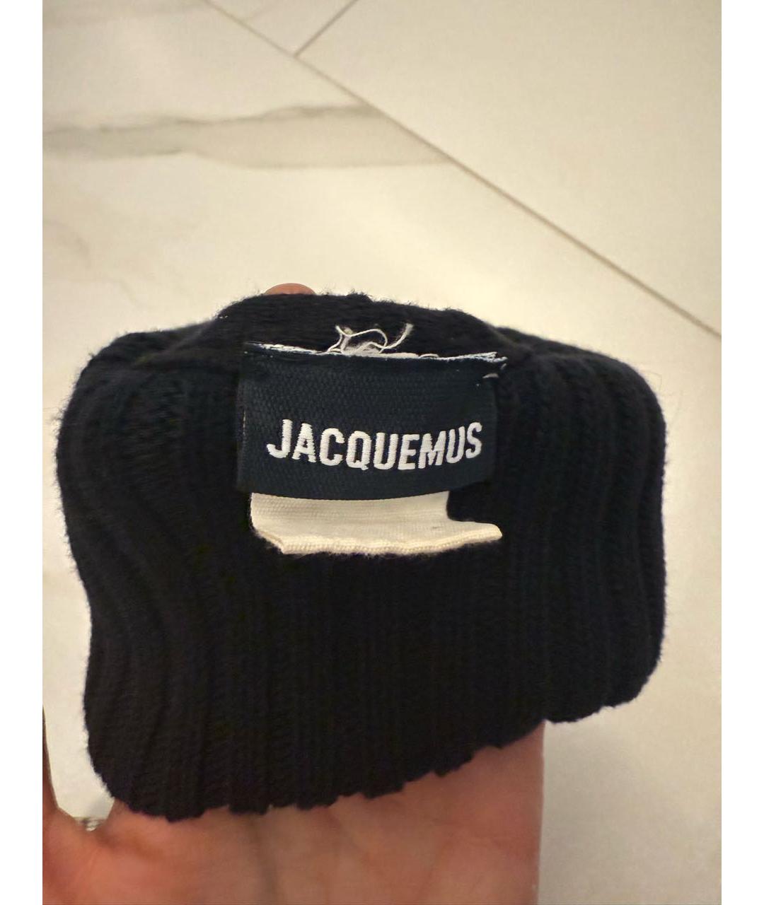 JACQUEMUS Черная шапка, фото 4