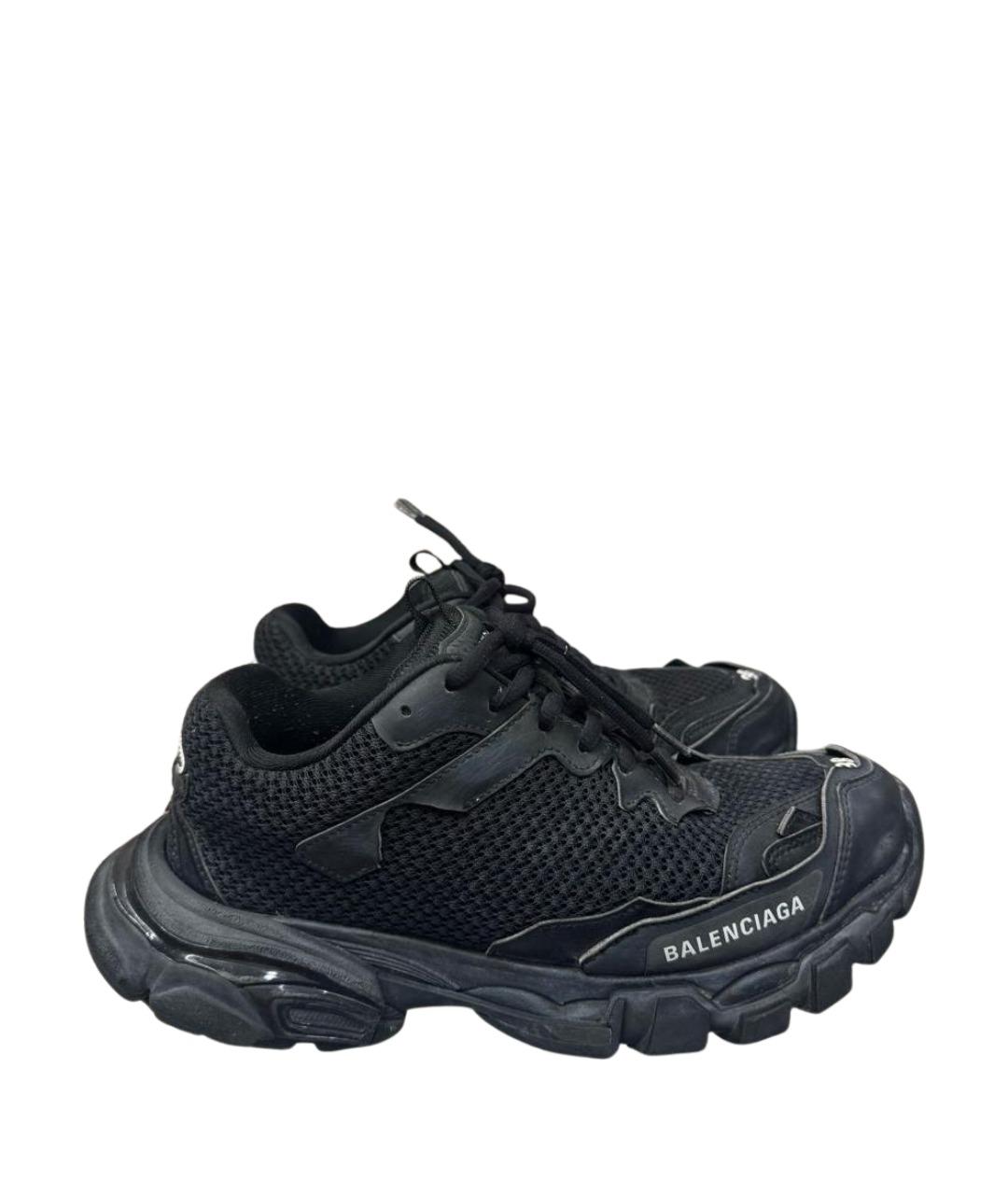 BALENCIAGA Черные текстильные кроссовки, фото 1