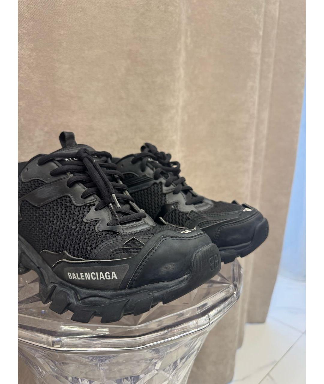 BALENCIAGA Черные текстильные кроссовки, фото 5