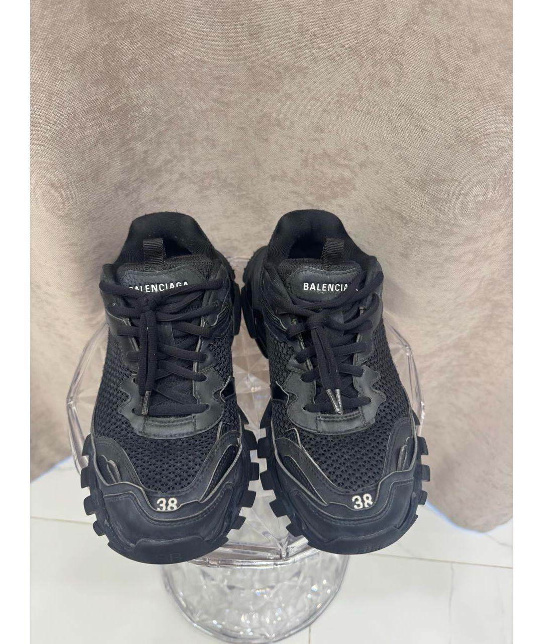 BALENCIAGA Черные текстильные кроссовки, фото 2