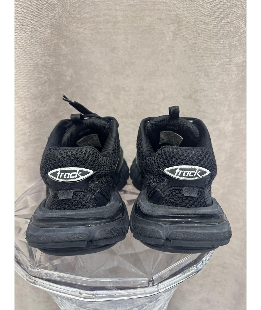 BALENCIAGA Черные текстильные кроссовки, фото 4