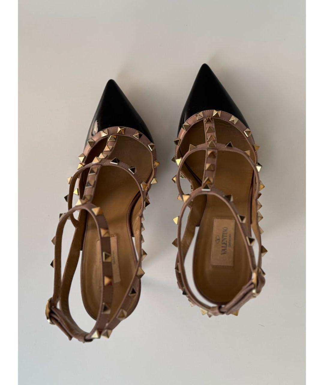 VALENTINO Черные туфли из лакированной кожи, фото 3