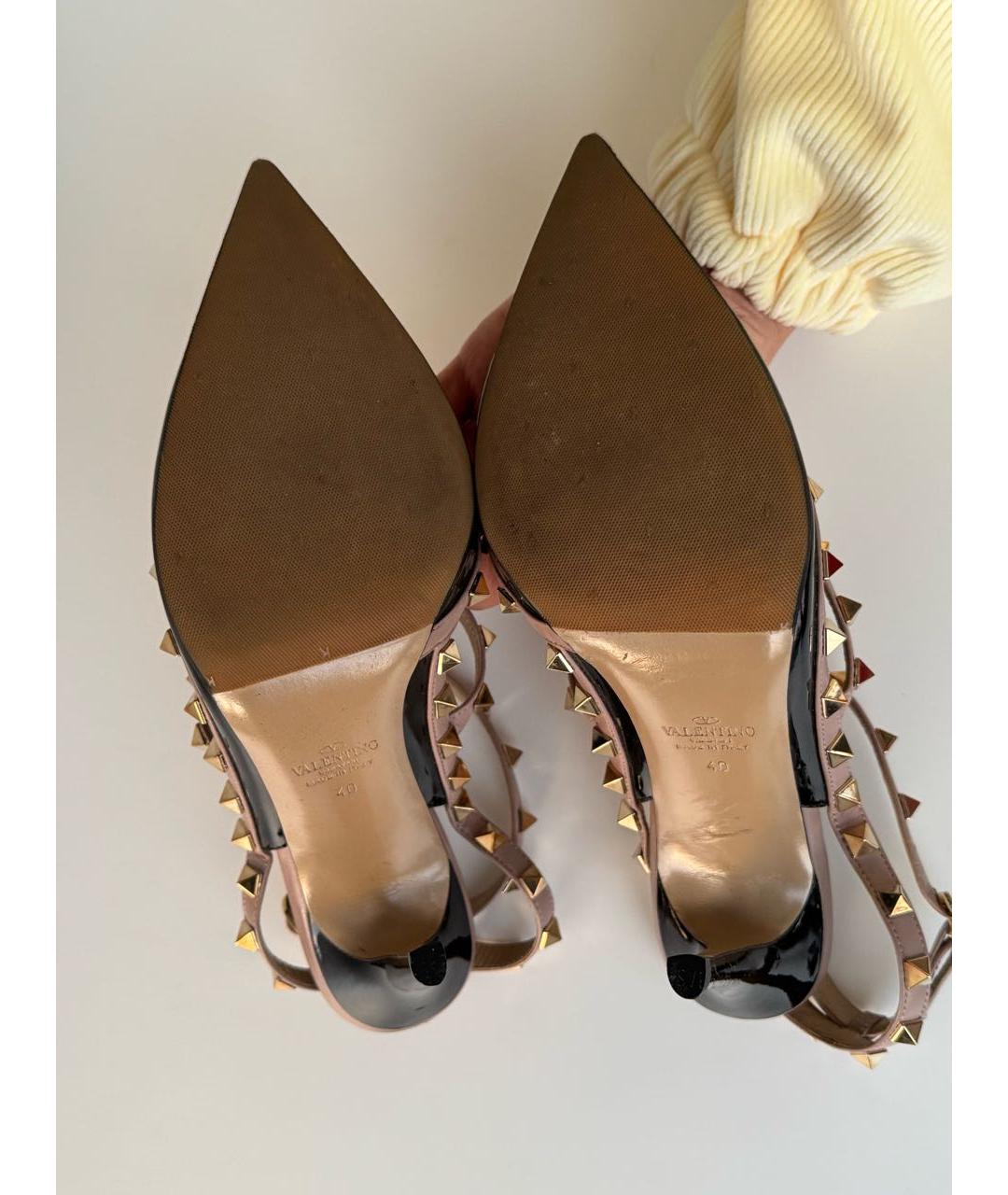 VALENTINO Черные туфли из лакированной кожи, фото 8