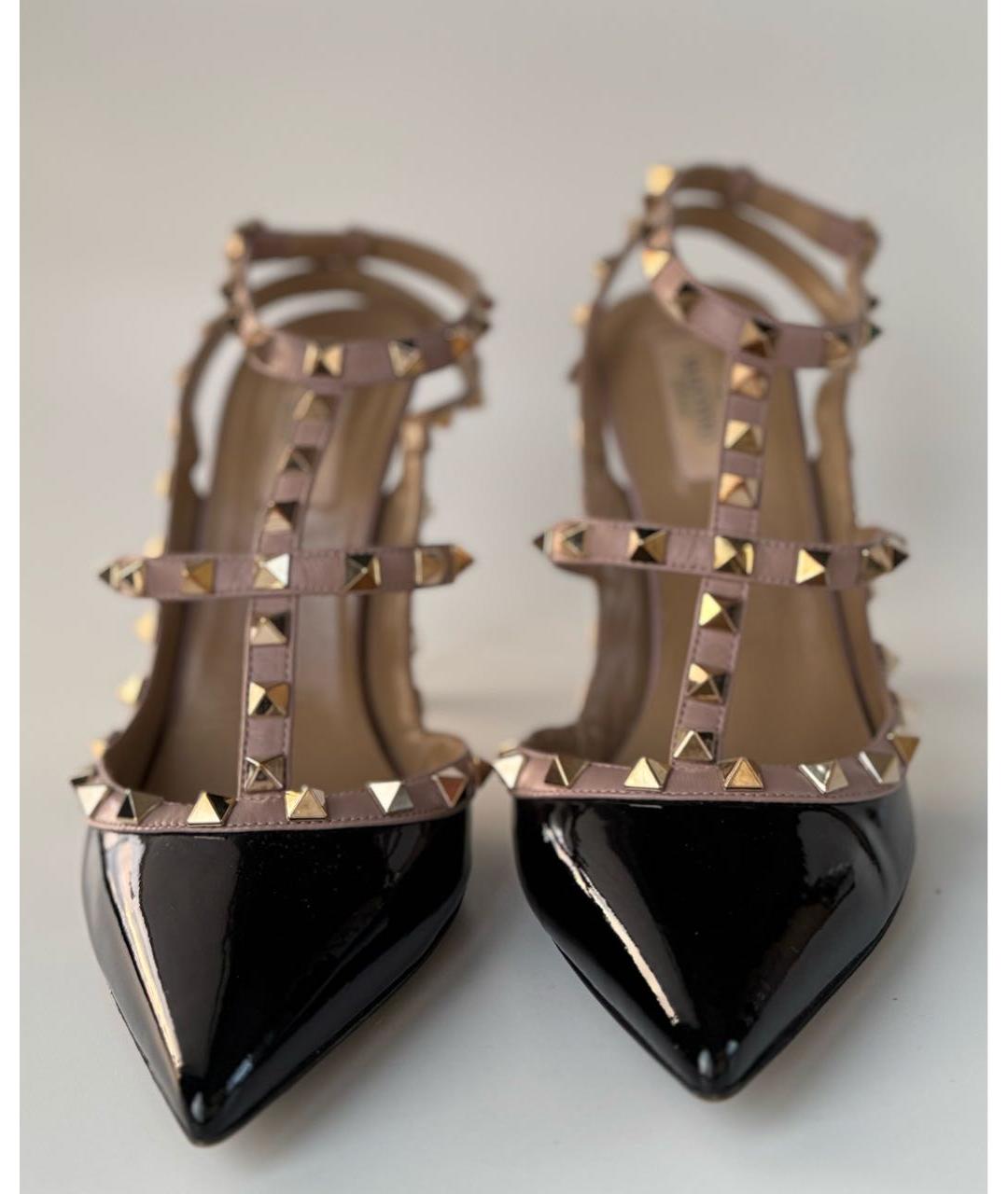 VALENTINO Черные туфли из лакированной кожи, фото 2