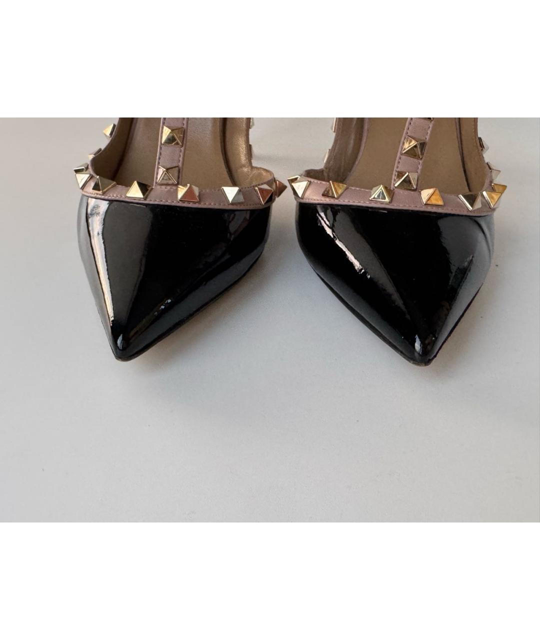 VALENTINO Черные туфли из лакированной кожи, фото 7