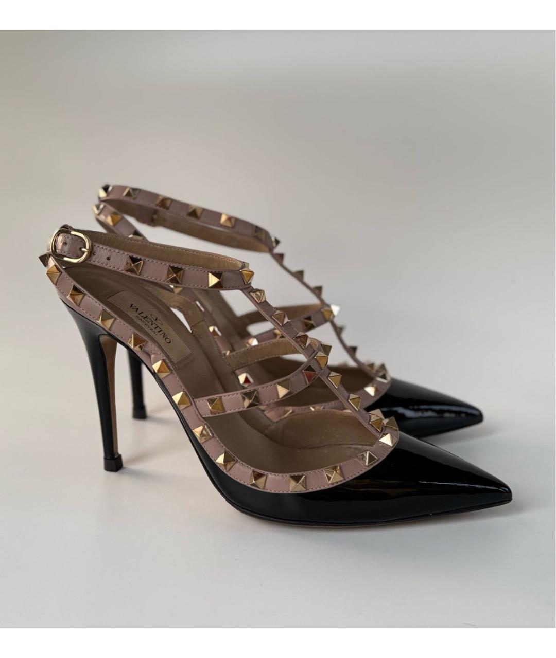 VALENTINO Черные туфли из лакированной кожи, фото 5