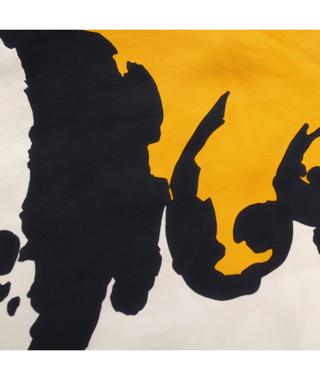 PATOU Желтый шелковый платок, фото 4