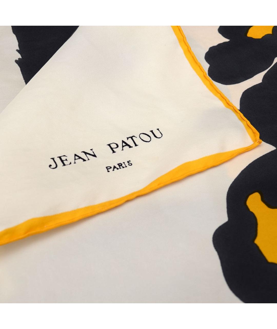 PATOU Желтый шелковый платок, фото 2