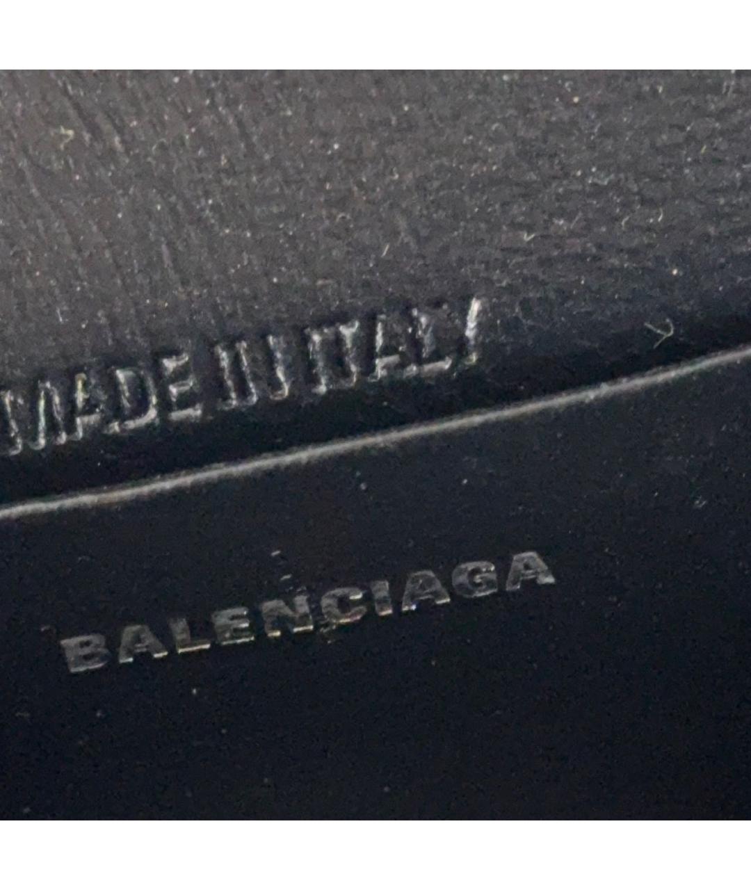 BALENCIAGA Серебряная кожаная сумка через плечо, фото 4