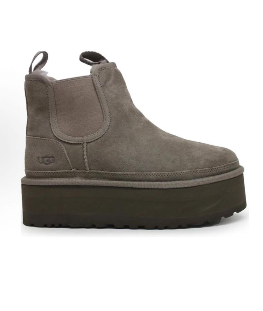 UGG AUSTRALIA Серые замшевые ботинки, фото 8