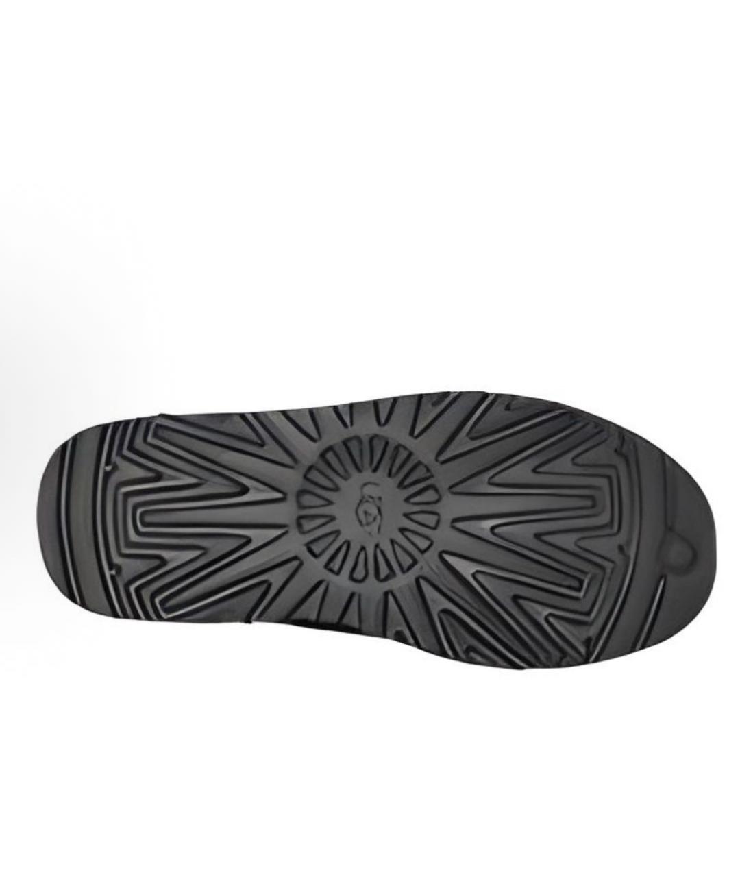 UGG AUSTRALIA Черные замшевые ботинки, фото 4