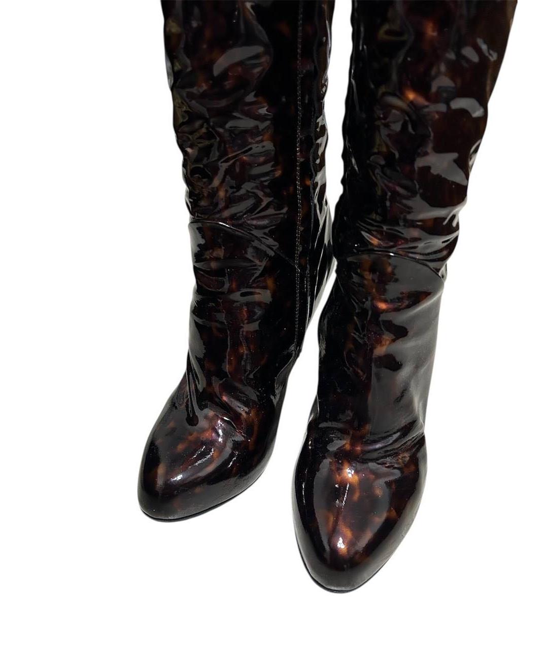 GIUSEPPE ZANOTTI DESIGN Мульти сапоги из лакированной кожи, фото 2