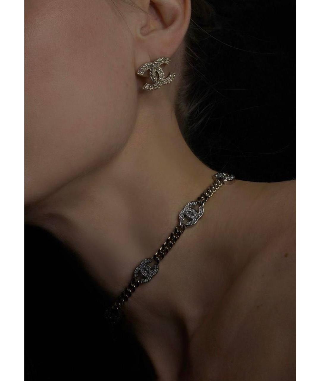 CHANEL Золотой металлический чокер, фото 6