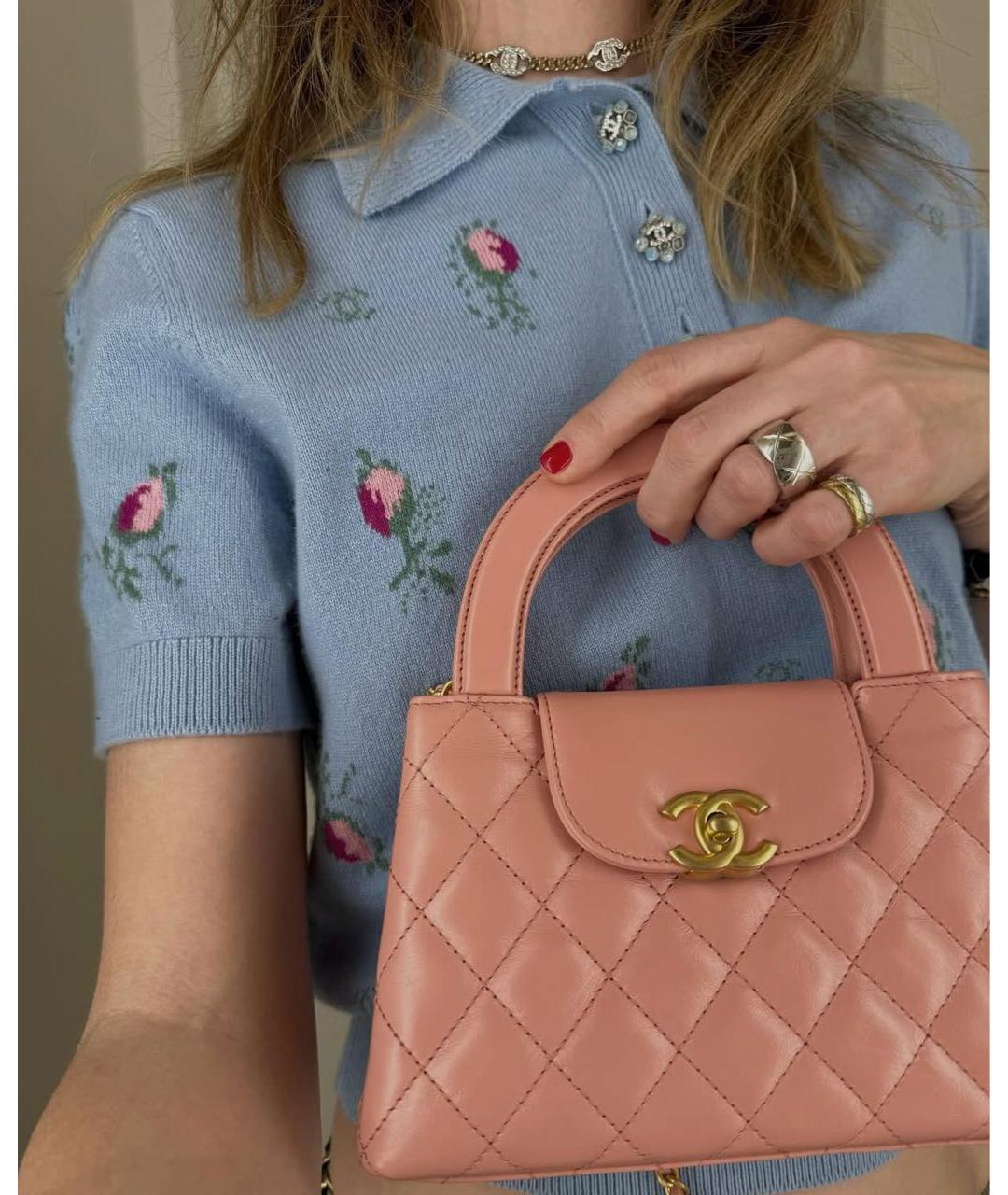 CHANEL Золотой металлический чокер, фото 7