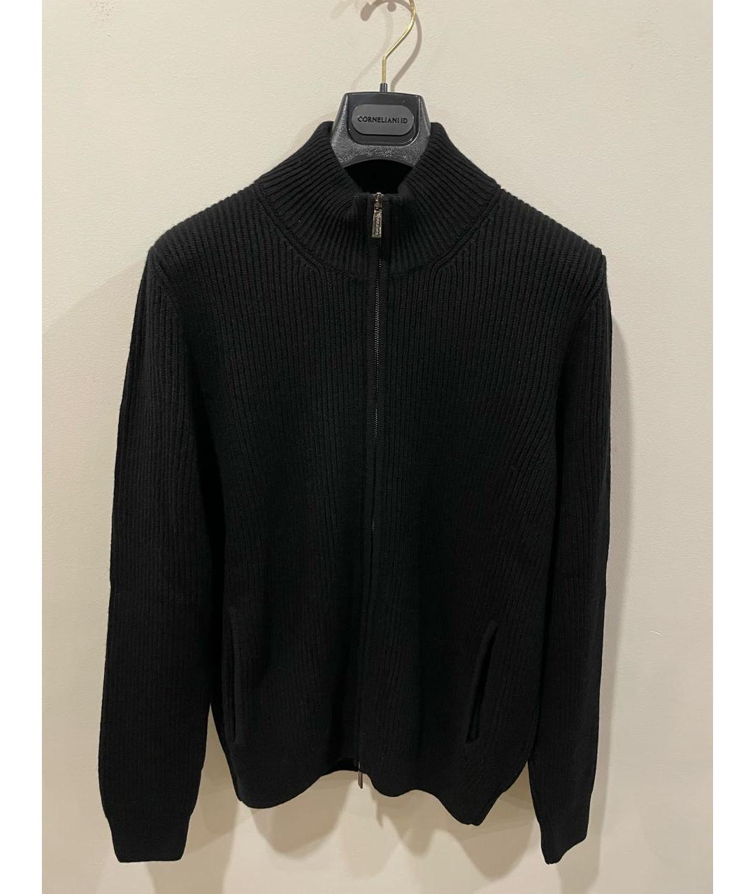 MOORER Черный кашемировый кардиган, фото 9