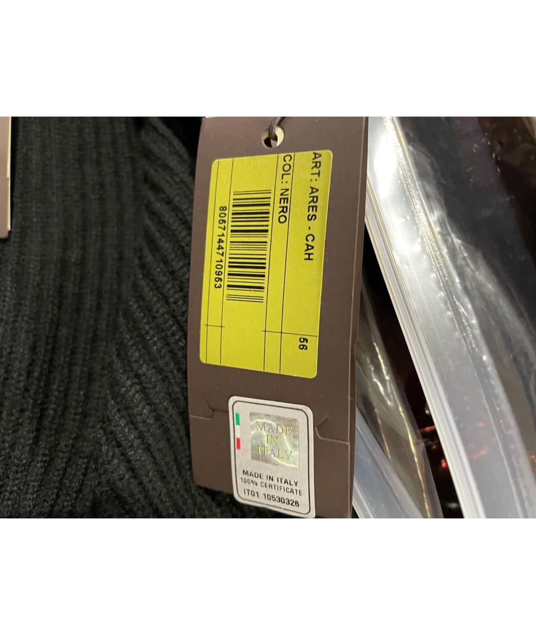 MOORER Черный кашемировый кардиган, фото 8