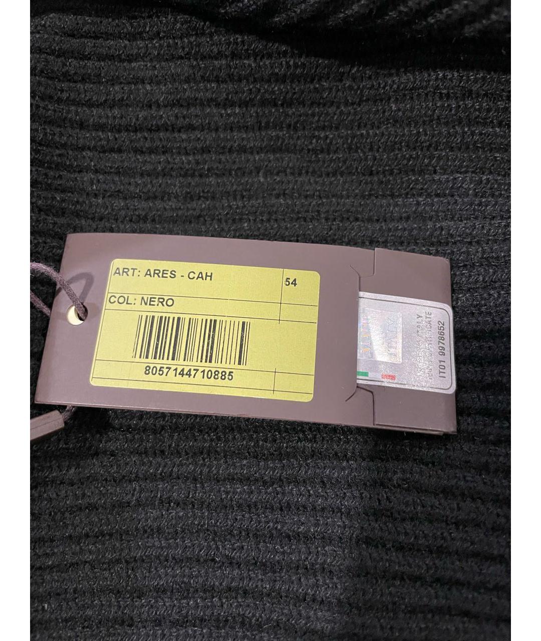 MOORER Черный кашемировый кардиган, фото 7