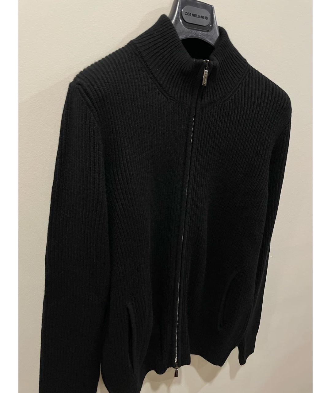 MOORER Черный кашемировый кардиган, фото 4