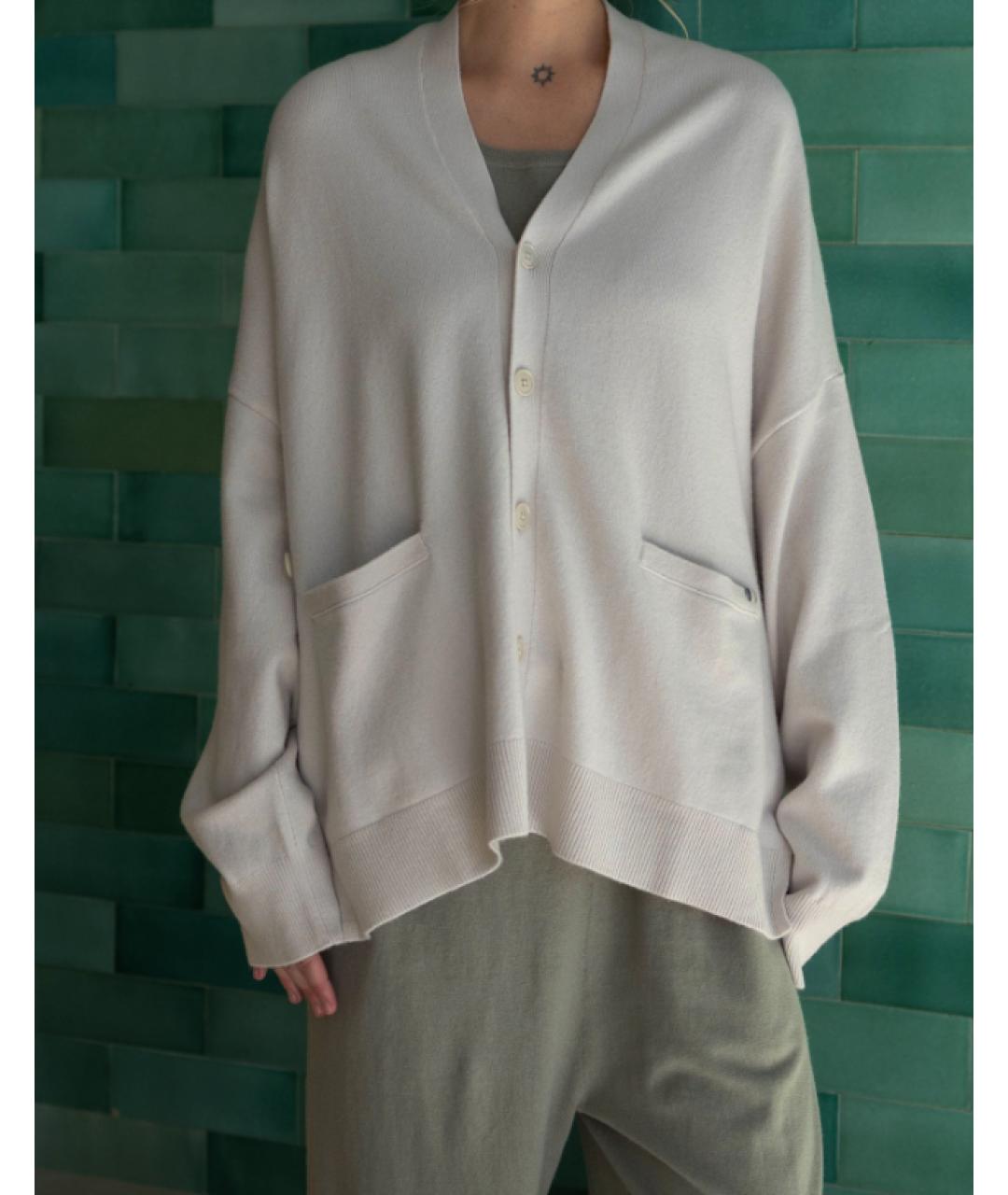 EXTREME CASHMERE Серый кашемировый кардиган, фото 2