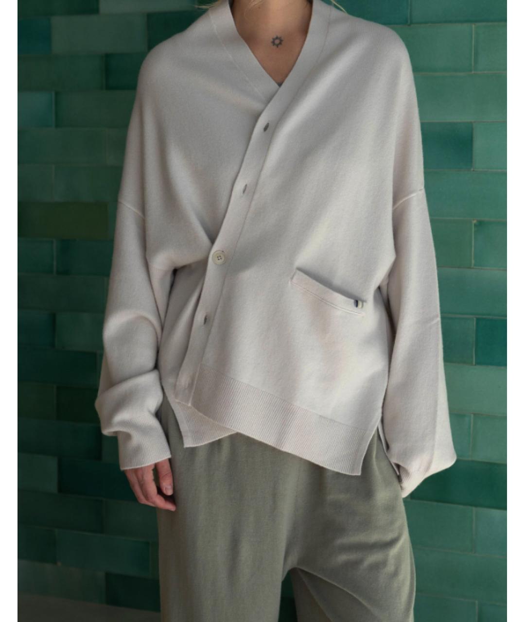 EXTREME CASHMERE Серый кашемировый кардиган, фото 4