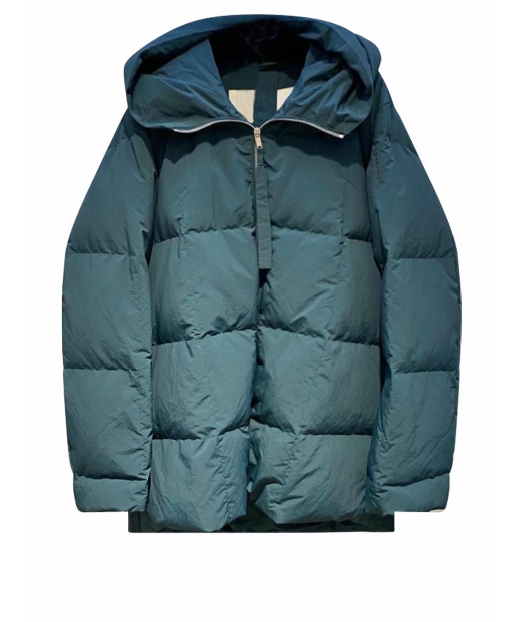 JIL SANDER Зеленый пуховик, фото 1