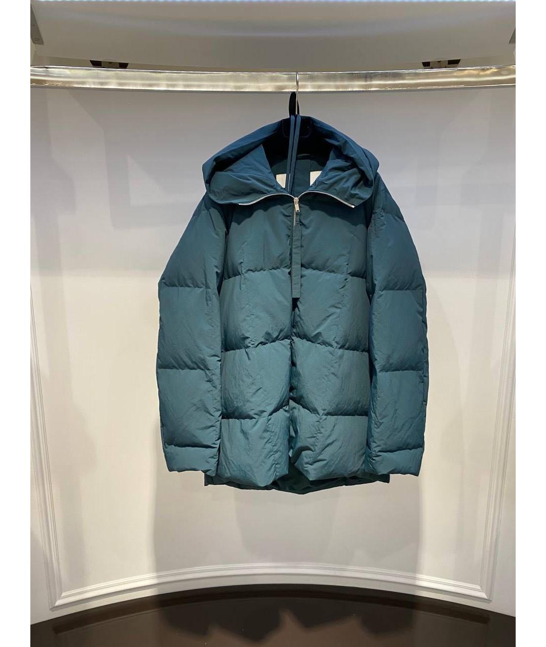 JIL SANDER Зеленый пуховик, фото 3