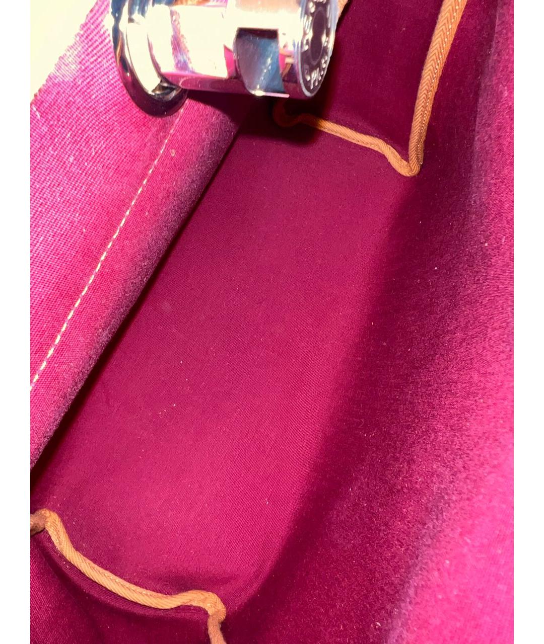 HERMES Розовая кожаная сумка через плечо, фото 8