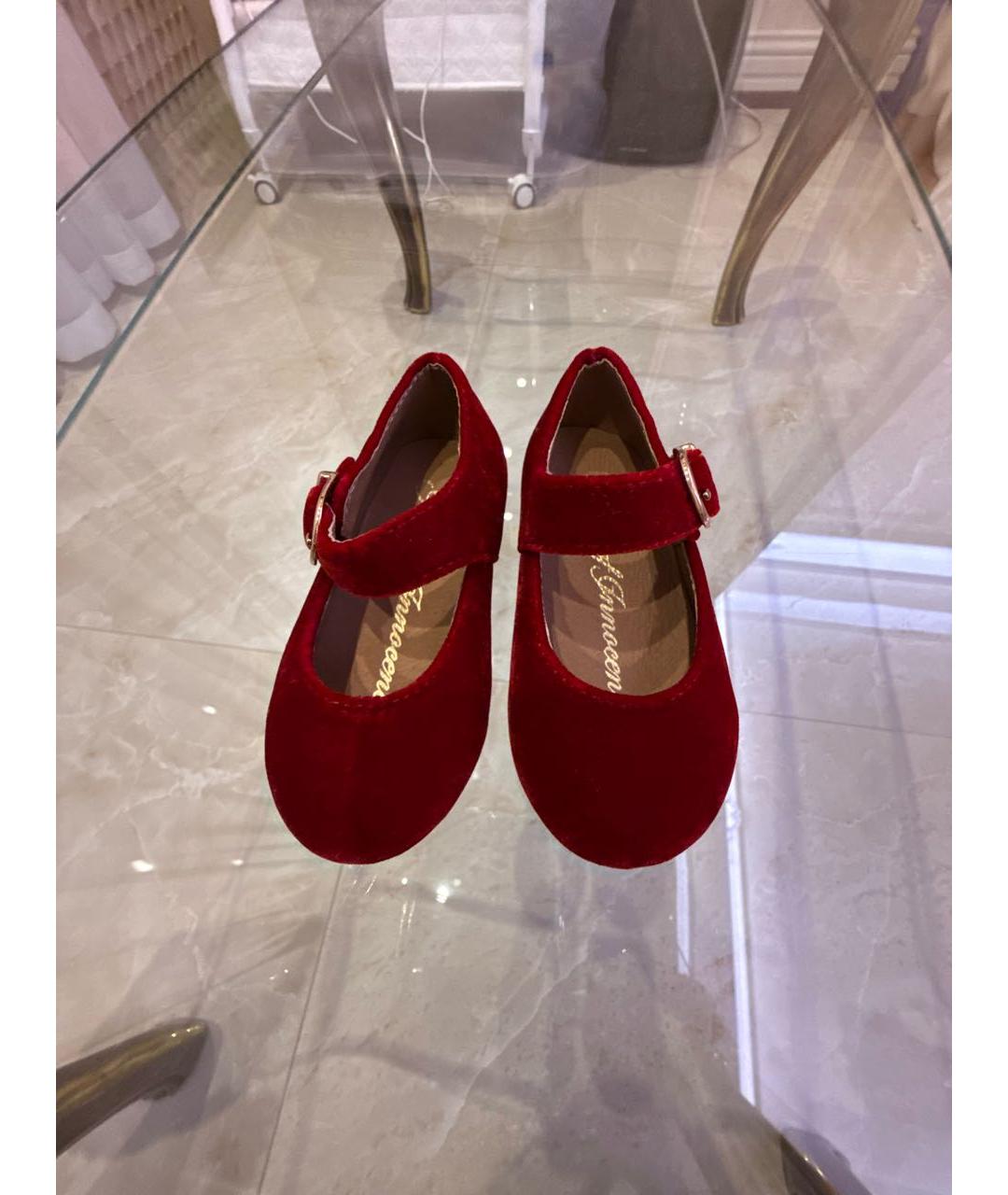 Age Of Innocence Бордовые текстильные балетки и туфли, фото 2