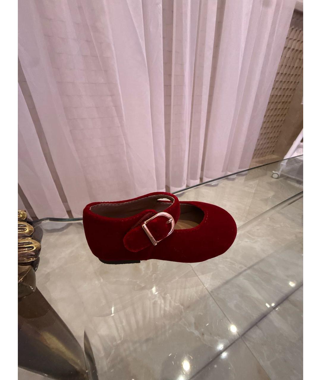 Age Of Innocence Бордовые текстильные балетки и туфли, фото 7