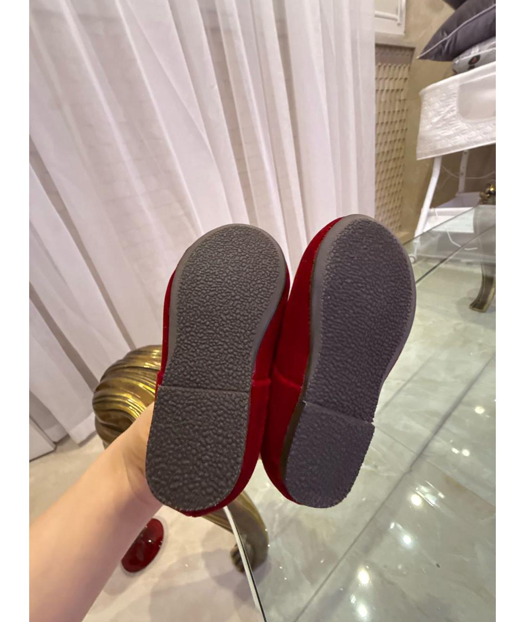 Age Of Innocence Бордовые текстильные балетки и туфли, фото 5