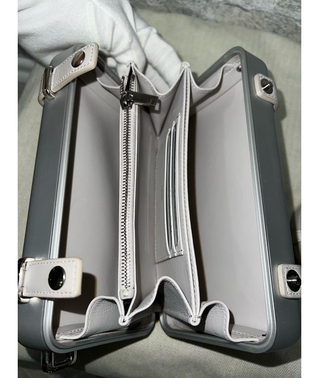 CHRISTIAN DIOR Серая сумка на плечо, фото 7