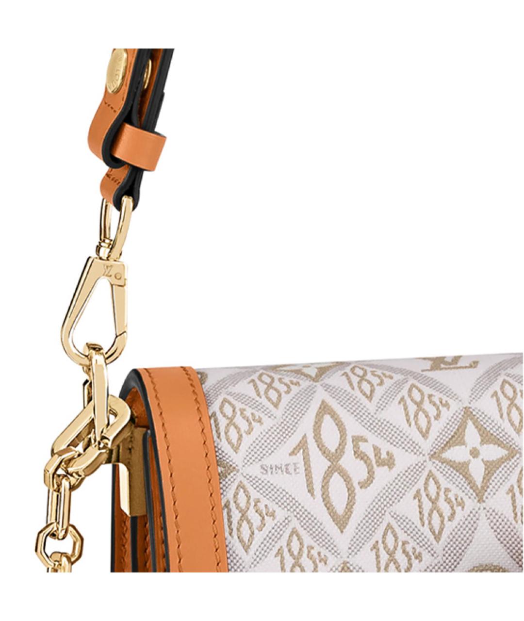 LOUIS VUITTON Белая сумка через плечо, фото 2