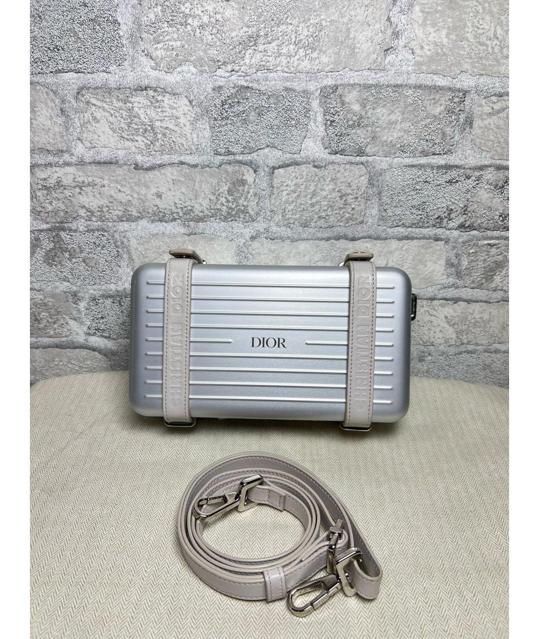 CHRISTIAN DIOR Серебряная сумка на плечо, фото 9