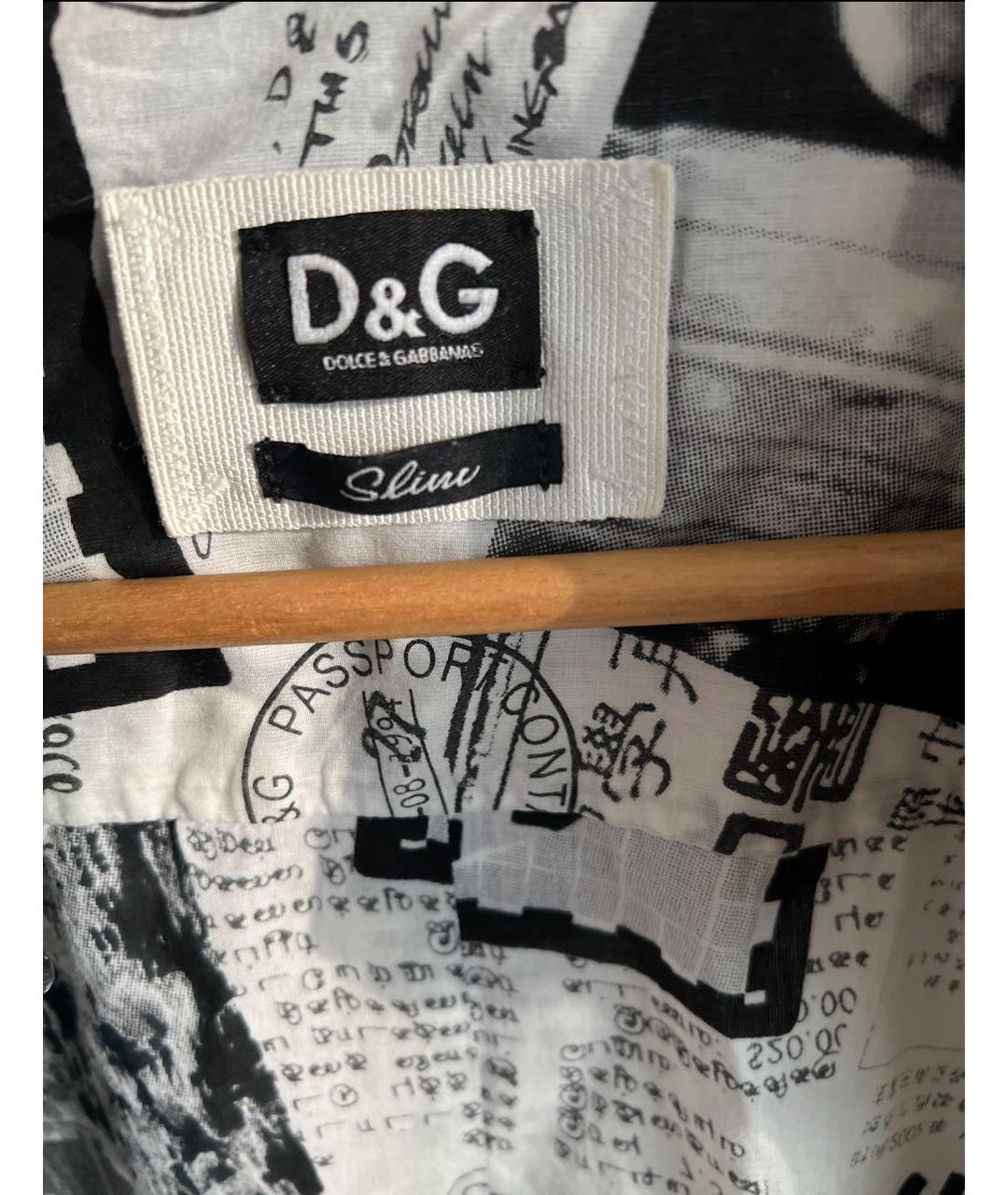 DOLCE&GABBANA Белая классическая рубашка, фото 3