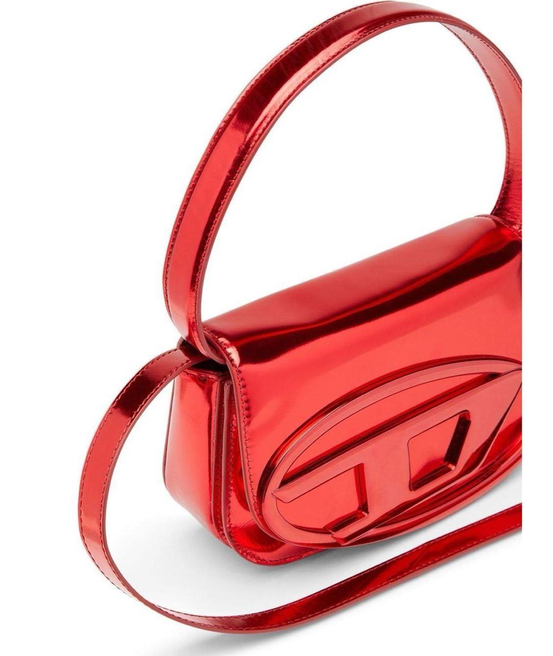 DIESEL Красная сумка с короткими ручками, фото 2