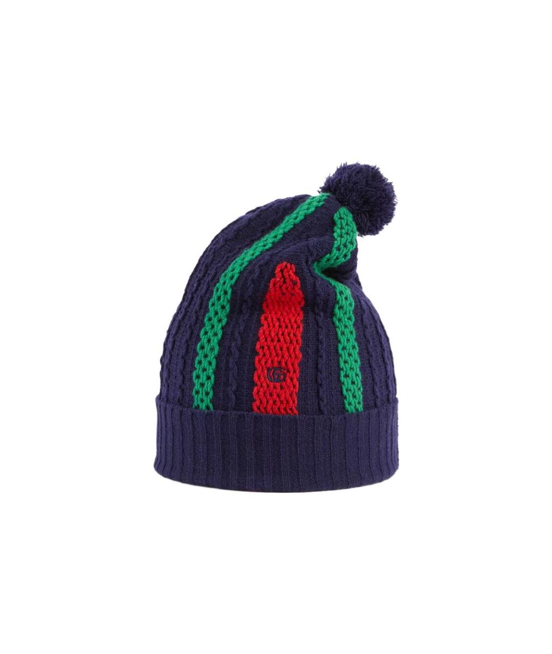 GUCCI Темно-синяя шапка, фото 2