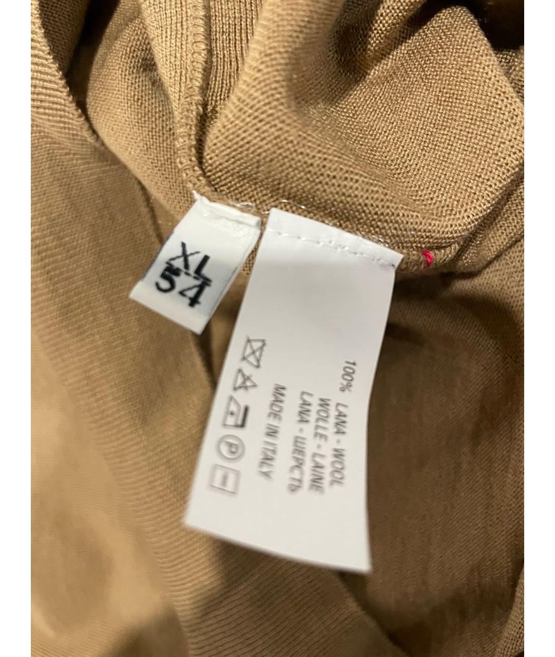 KITON Коричневый шерстяной джемпер / свитер, фото 4