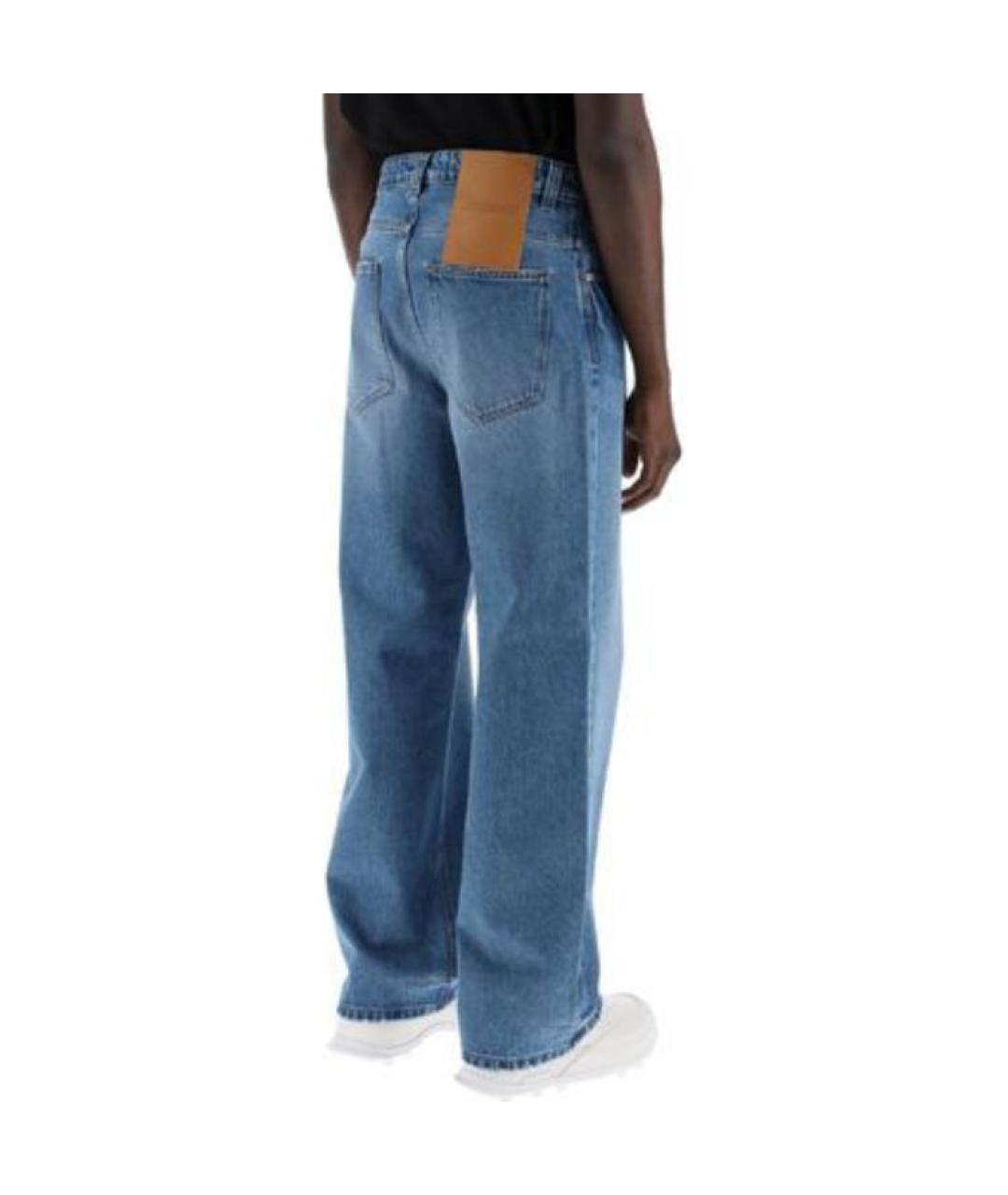 JACQUEMUS Синие прямые джинсы, фото 5