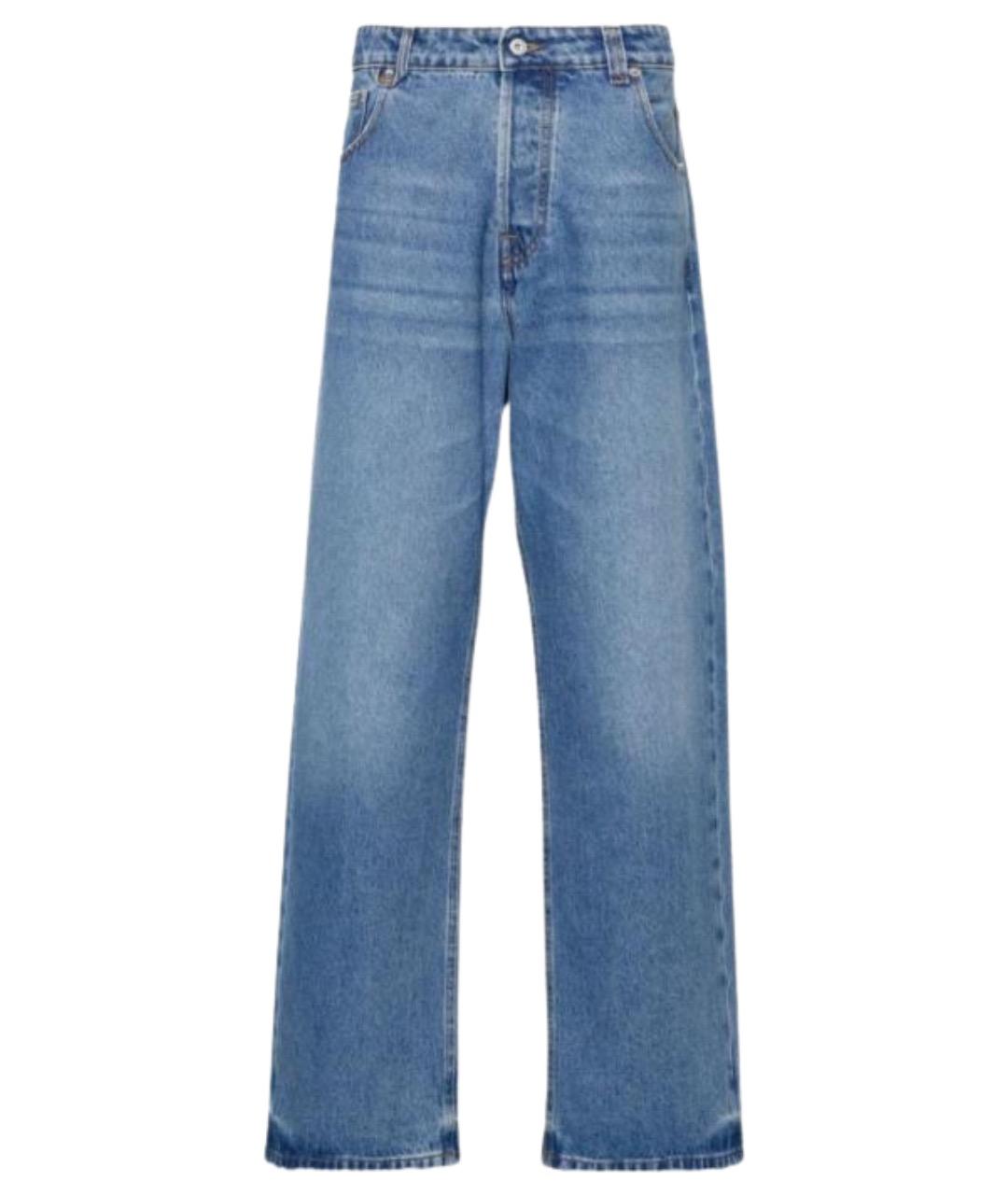 JACQUEMUS Синие прямые джинсы, фото 1