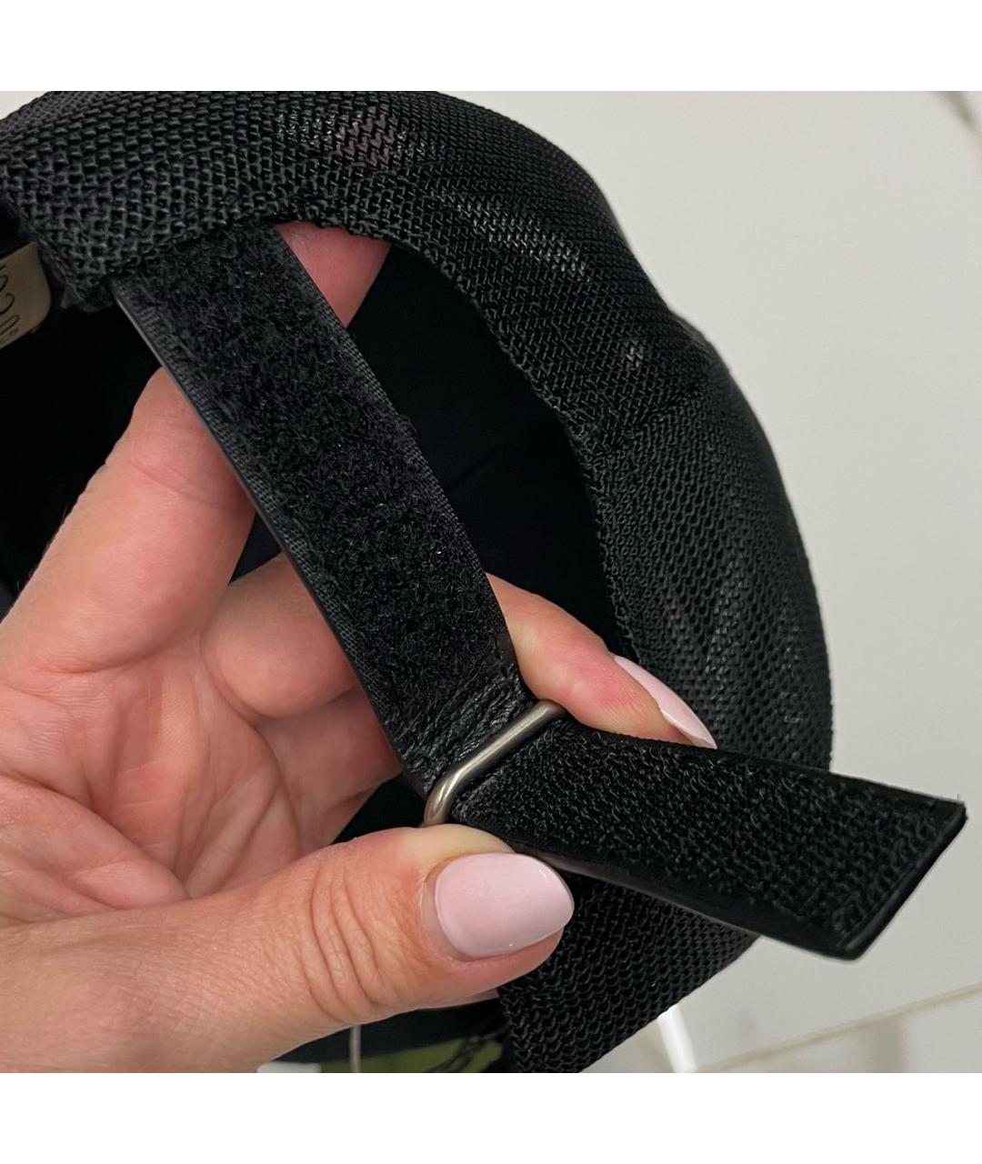 GUCCI Черная хлопковая кепка/бейсболка, фото 7