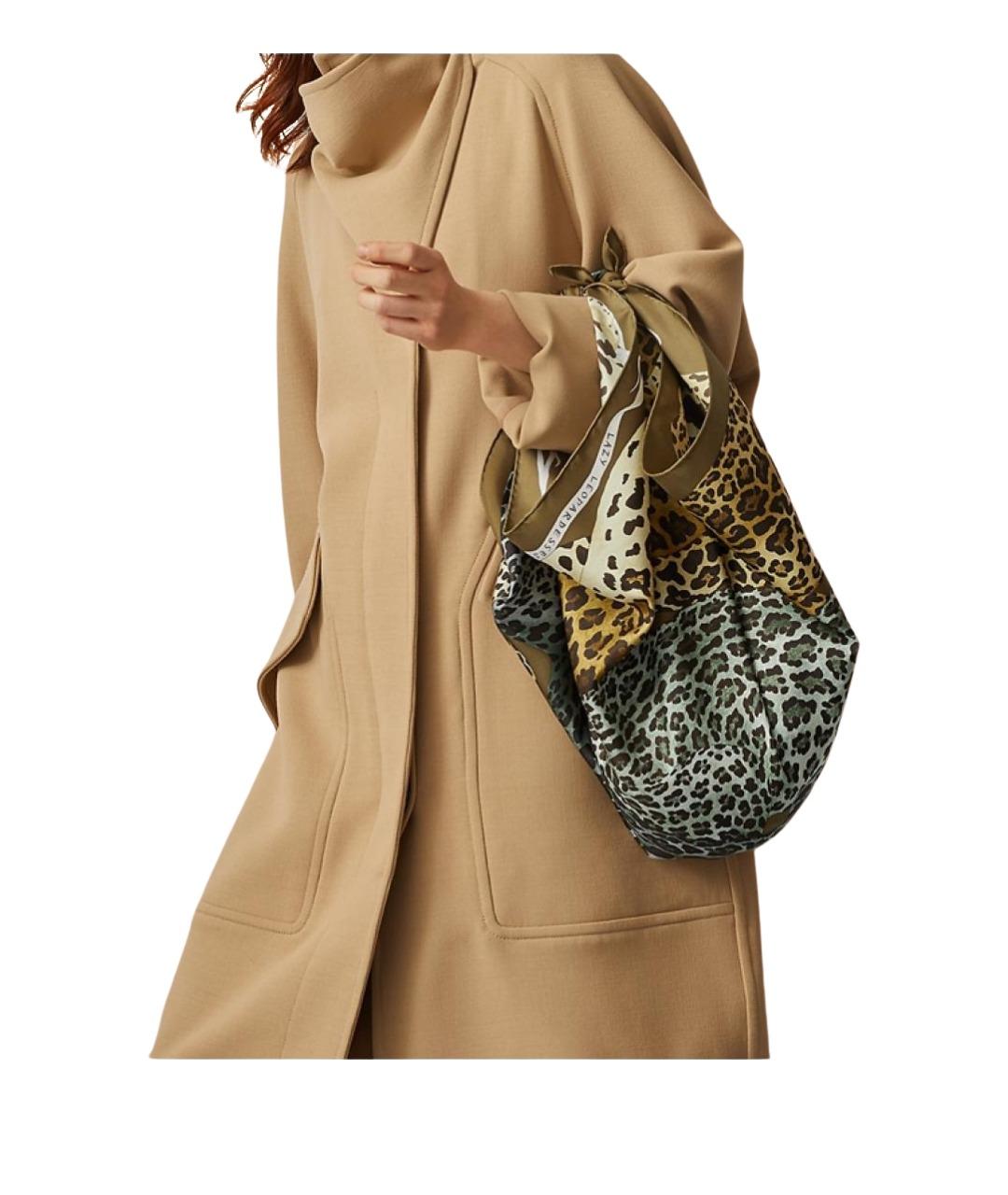 HERMES Мульти шелковый шарф, фото 2