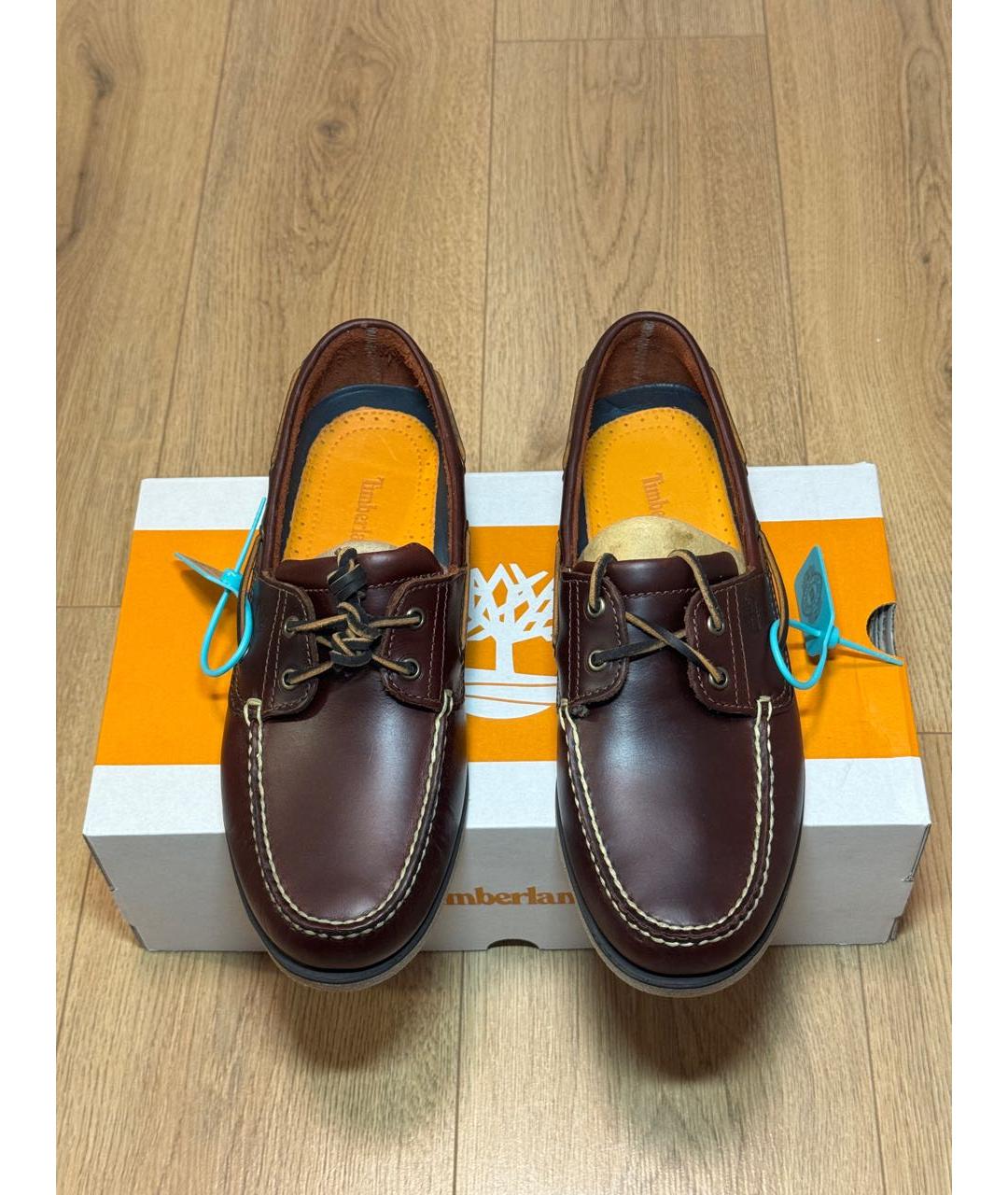 TIMBERLAND Коричневые кожаные лоферы, фото 2