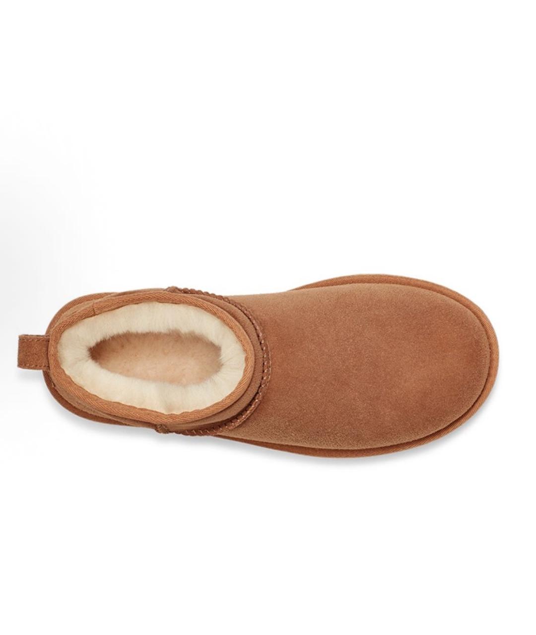 UGG AUSTRALIA Коричневые замшевые ботинки, фото 3