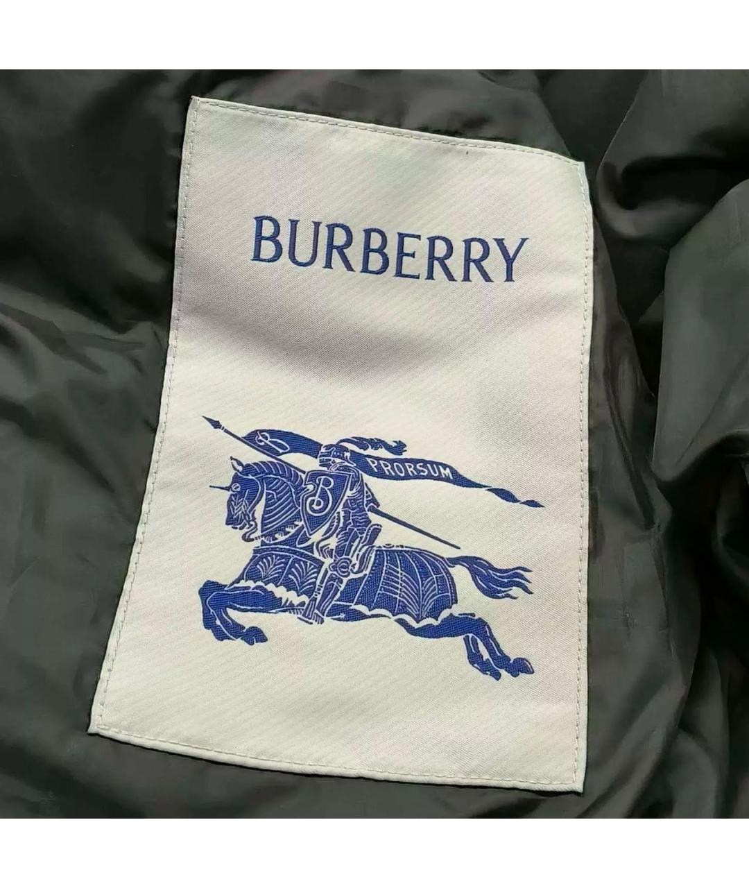 BURBERRY Черный пуховик, фото 6