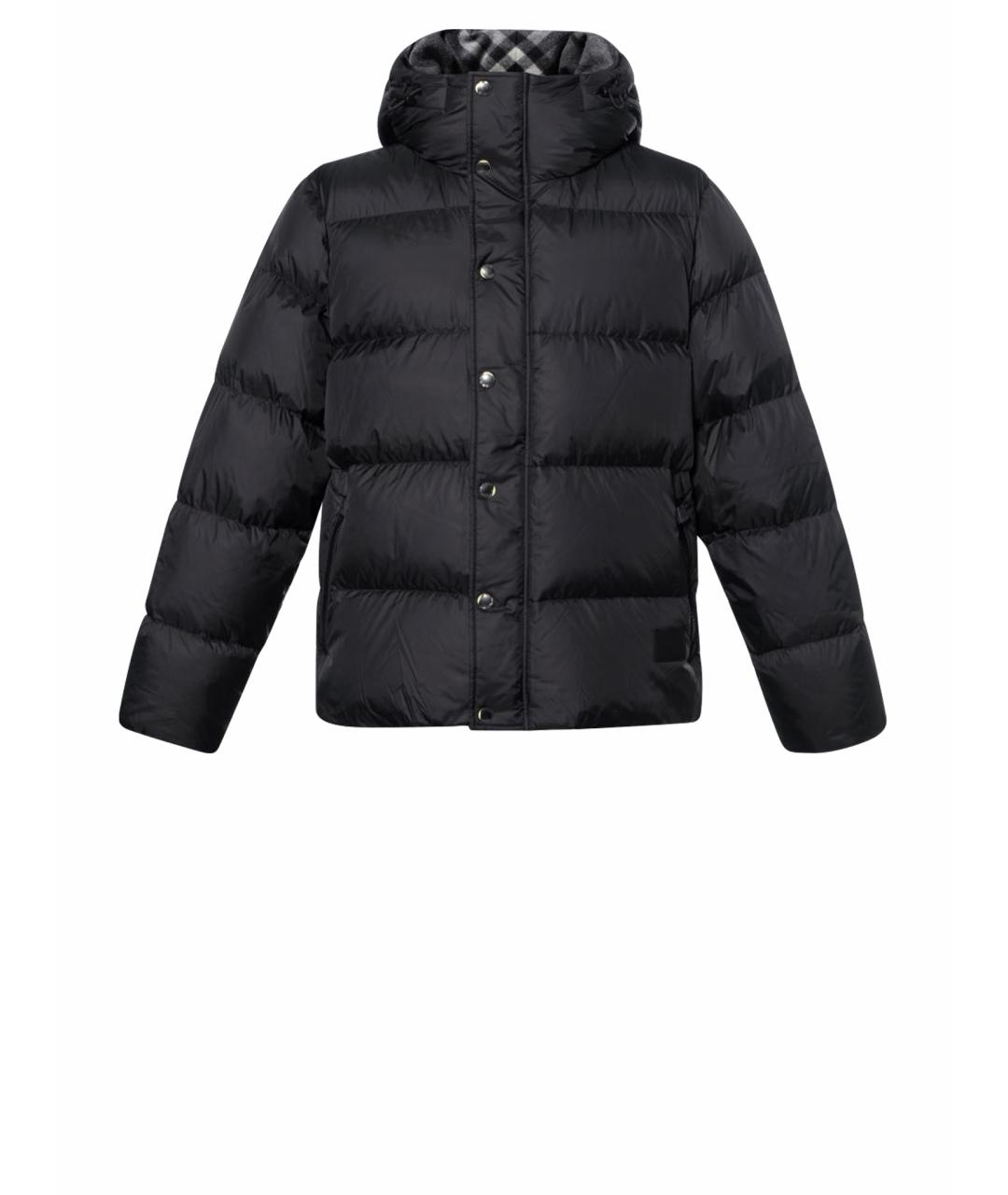 BURBERRY Черный пуховик, фото 1