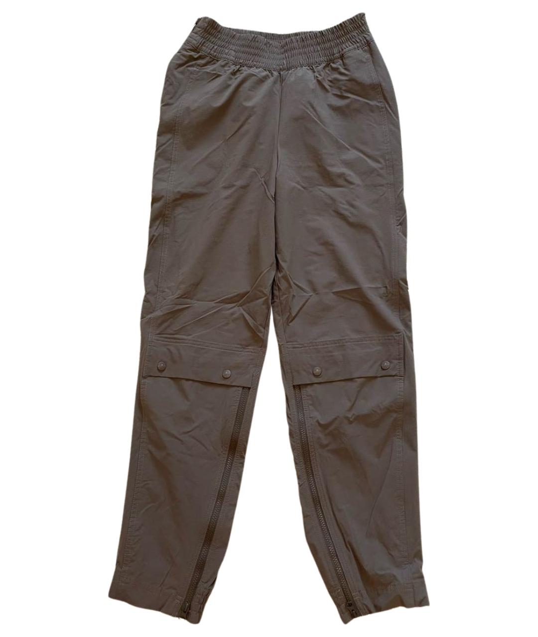 ADIDAS BY STELLA MCCARTNEY Бежевые полиамидовые спортивные брюки и шорты, фото 1