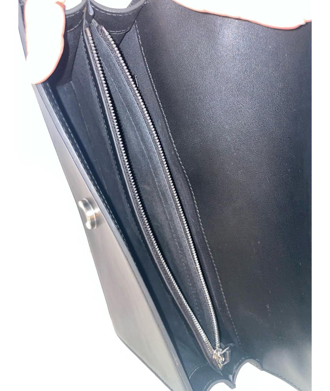 PINKO Черная кожаная сумка через плечо, фото 6