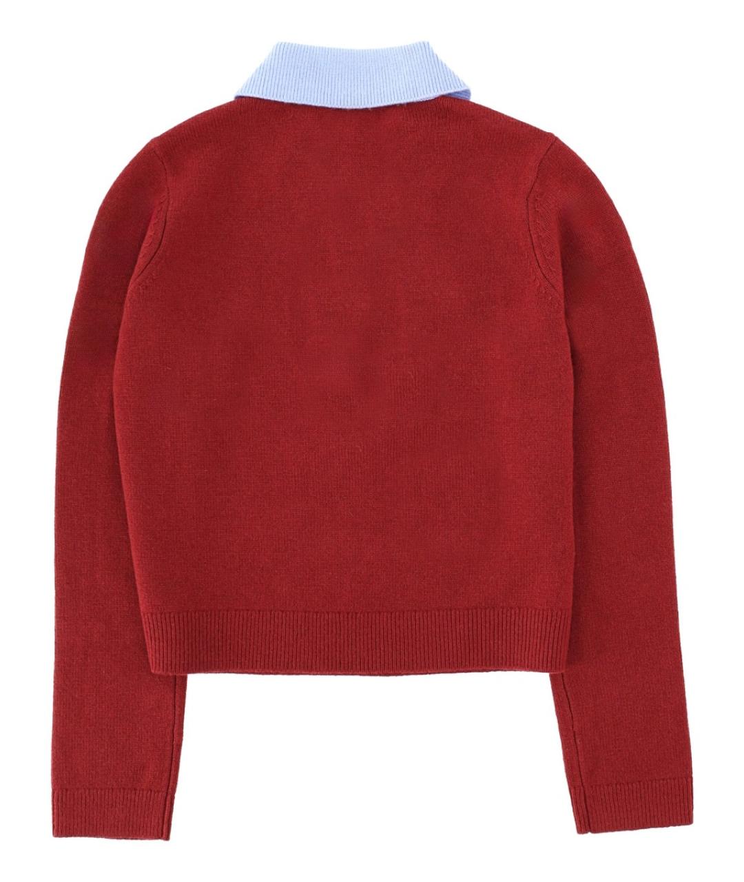 SELF-PORTRAIT Красный шерстяной джемпер / свитер, фото 2