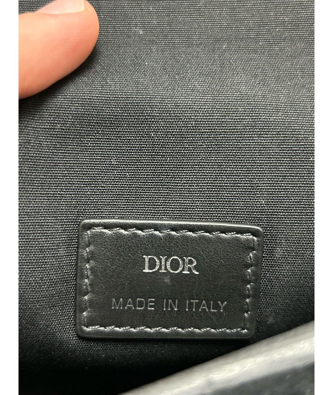 CHRISTIAN DIOR Черная папка для документов, фото 5